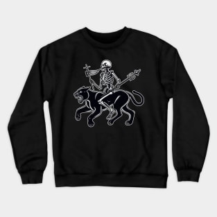 Skeleton Ride Black Panther Crewneck Sweatshirt